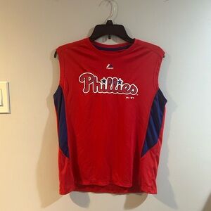 Majestic Phillies jersey tank top size XL